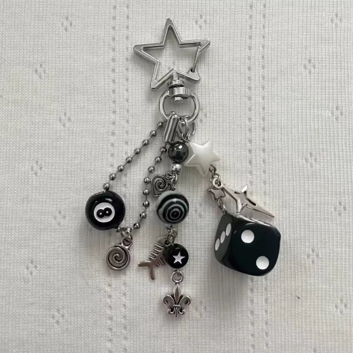 Handmade Cluttered Keychains Grunge