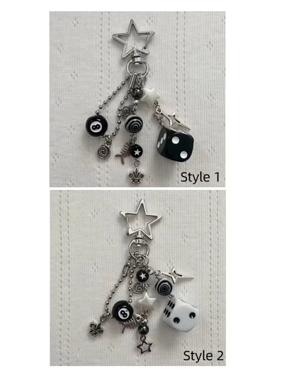 Handmade Cluttered Keychains Grunge