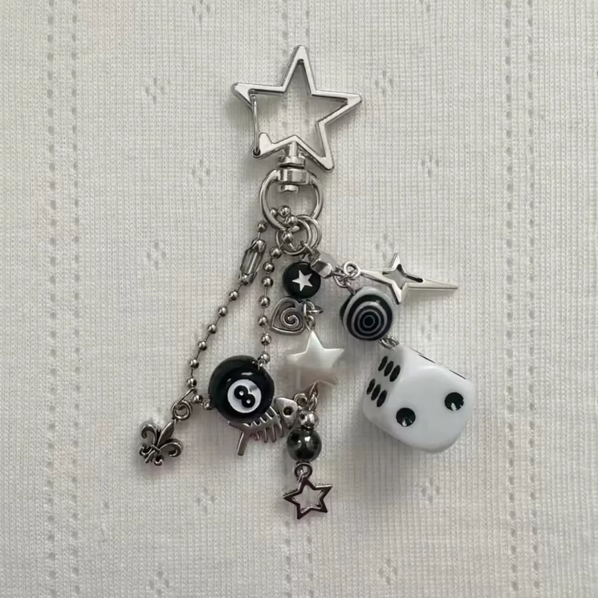 Handmade Cluttered Keychains Grunge