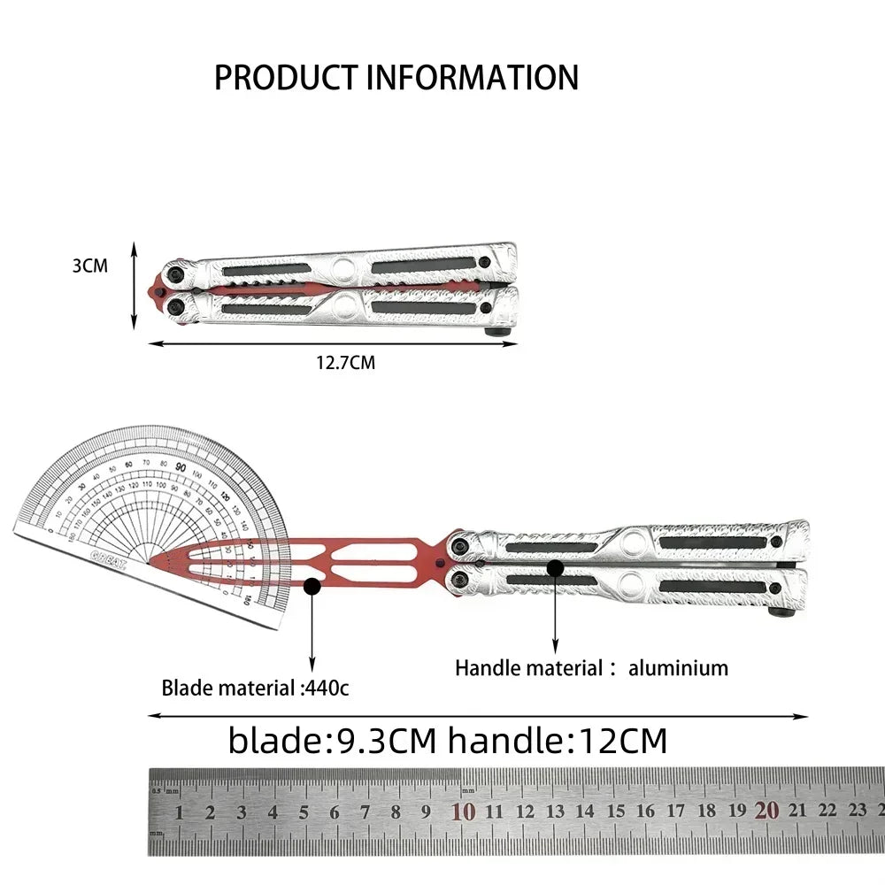 Steel Butterfly Knife (Unsharpened)