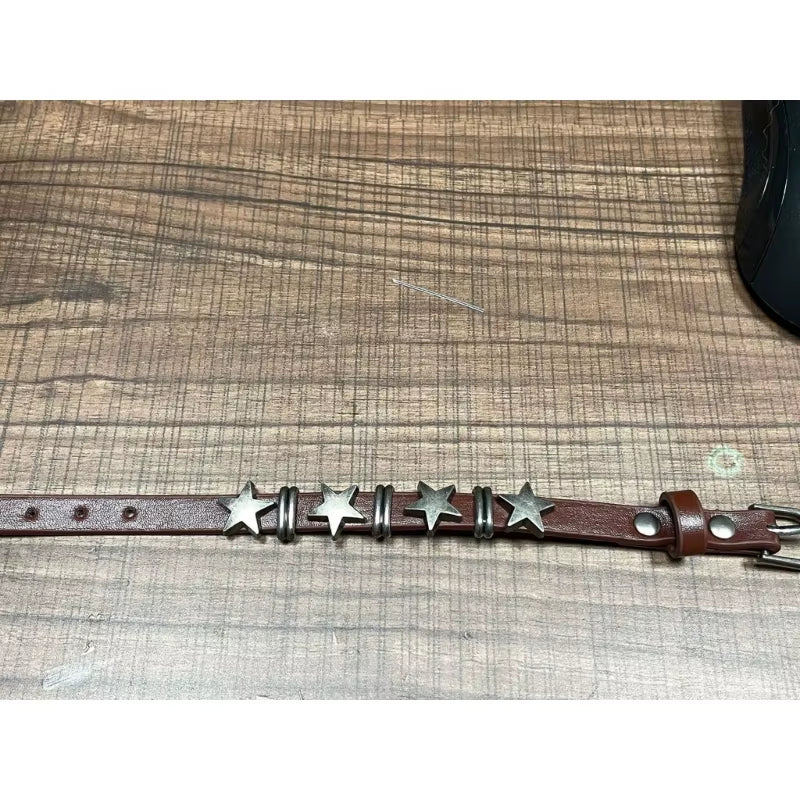 Vintage Star Leather Watchband Bracelet